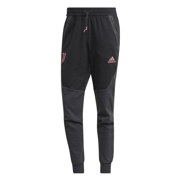 Men’s Adidas Juventus Black Gray Joggers with Pink Details | Size S - Picture 14 of 17